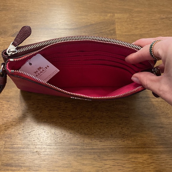 Coach Double Zip Wristlet Wallet - Picture 5 of 8